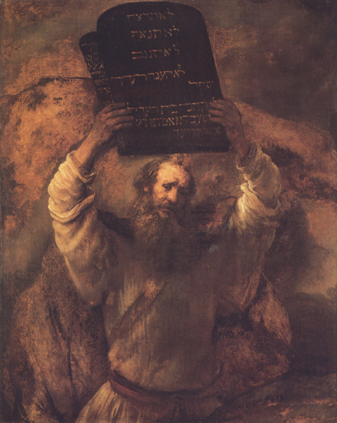 Moses Breading the Tablets (mk33)